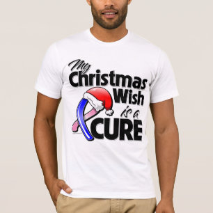 Männlicher Brustkrebs mein Weihnachtswunsch ist- T-Shirt