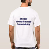 Männlicher Cheerleader-T - Shirt (Rückseite)