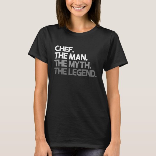 Männlicher Chef Der Mann Mythos Legende T-Shirt (Vorderseite)