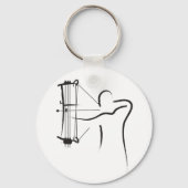 Männlicher Compound Archer Schlüsselanhänger (Vorderseite)