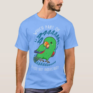 Männlicher Eclectus-Papagei Aaaa T-Shirt