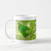 Männlicher Eclectus Papagei Kaffeetasse (Links)