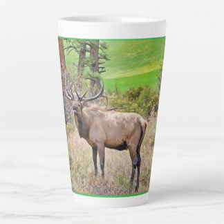 Männlicher Elk im Estes Park, Colorado im Septembe Milchtasse
