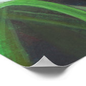 Männlicher Frosch singt ein Lied, um einen Partner Poster (Ecke)