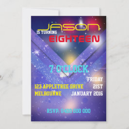 MÄNNLICHER GEBURTSTAG EINLADUNG