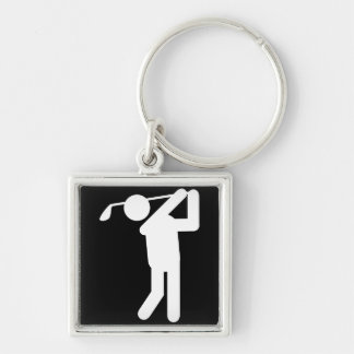 Männlicher Golfer - Golfing Man Schlüsselanhänger