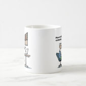 Männlicher Kabinenkrieger Kaffeetasse (Mittel)