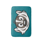 Männlicher Känguru-Dachs-Gesicht Ricky Waschbär-| Badematte (Vorderseite Vertikal)