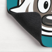 Männlicher Känguru-Dachs-Gesicht Ricky Waschbär-| Mousepad (Ecke)