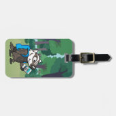 Männlicher Känguru-Dachs Selfie Ricky Waschbär-| Gepäckanhänger (Vorderseite horizontal)