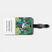 Männlicher Känguru-Dachs Selfie Ricky Waschbär-| Gepäckanhänger (Rückseite horizontal)