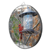 Männlicher Kardinal Dartscheibe (Vorderseite rechts)