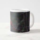 Männlicher Kardinal Jumbo-Tasse (Vorderseite Rechts)