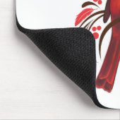 Männlicher Kardinal Mousepad (Ecke)