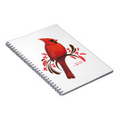 Männlicher Kardinal Notizblock (Rechte Seite)
