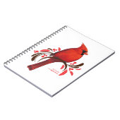 Männlicher Kardinal Notizblock (Linke Seite)