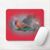 Männlicher Kardinal Songbird Mousepad (Mit Mouse)