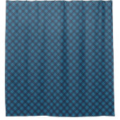 Männlicher Karierter Vorhang Blau Tartan Geschenk (Vorderseite)