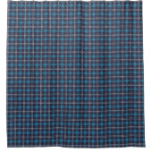 Männlicher Karierter Vorhang Blau Tartan Geschenk (Vorderseite)