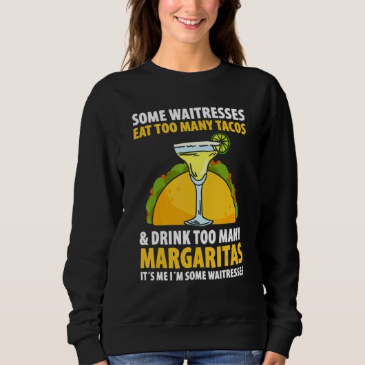 Männlicher Kellner Servierer Arbeit in der Gastron Sweatshirt (Vorderseite)