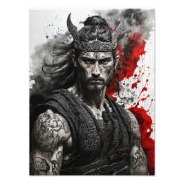 Männlicher Keltischer Warrior A Fotodruck