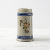 Männlicher Koch Bierglas (Mittel)