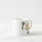 Männlicher Koch Espressotasse (Vorderseite Rechts)