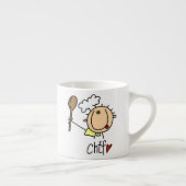 Männlicher Koch Espressotasse (Rechts)