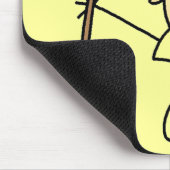 Männlicher Koch Mousepad (Ecke)