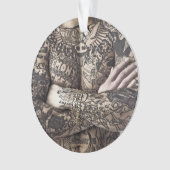 Männlicher Körper-Tätowierungs-Fotografie Ornament (Vorderseite)