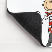 Männlicher Kuchen-Dekorations-Kenner Mousepad (Ecke)