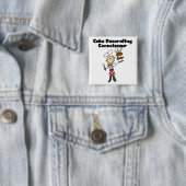 Männlicher Kuchen-Dekorationskenner Button (Beispiel)