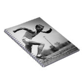 Männlicher Läufer Notizblock (Rechte Seite)