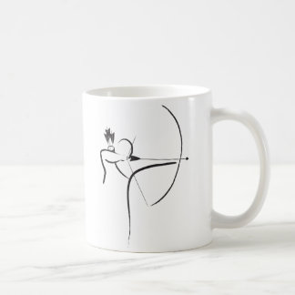 Männlicher Longbow Bogenschütze Kaffeetasse