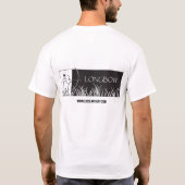 Männlicher Longbow Bogenschütze T-Shirt (Rückseite)