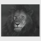 MÄNNLICHER LÖWE GESCHENKPAPIER (Flach)