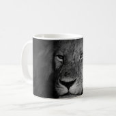 MÄNNLICHER LÖWE KAFFEETASSE (Vorderseite Links)