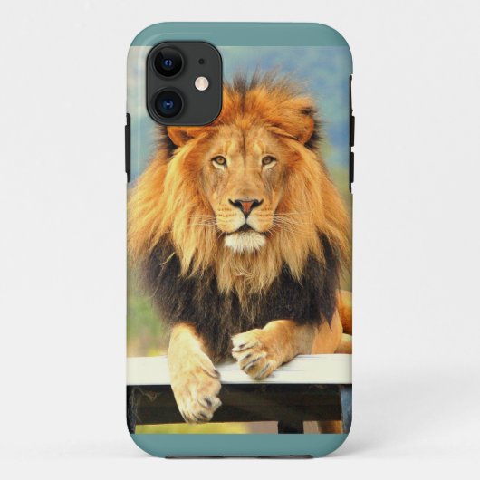 männlicher Löwe-König des Fall-iPhone5 des Case-Mate iPhone Hülle (Rückseite)