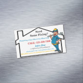 Männlicher Magnetische Visitenkarte (Beispiel)