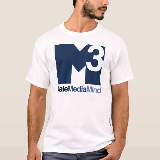 Männlicher Medium-Sinneshauptlogo-(dunkles) T-Shirt (Vorderseite)