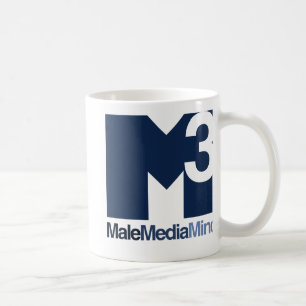Männlicher Medium-Sinneshauptlogo-Tasse Kaffeetasse