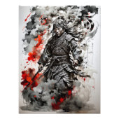 Männlicher Mongol Warrior A Fotodruck (Vorne)