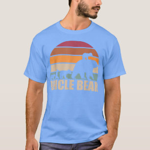 Männlicher Onkel Bär 4 Onkel vier Neffen Nichten T-Shirt