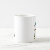 Männlicher Ringette-Spieler Kaffeetasse (Mittel)