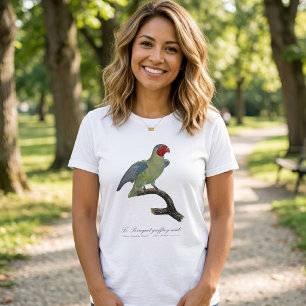 Männlicher Rotwangenpapagei, Geoffroyus geoffroyi T-Shirt