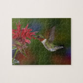Männlicher Ruby-throated Hummingbird Puzzle (Horizontal)