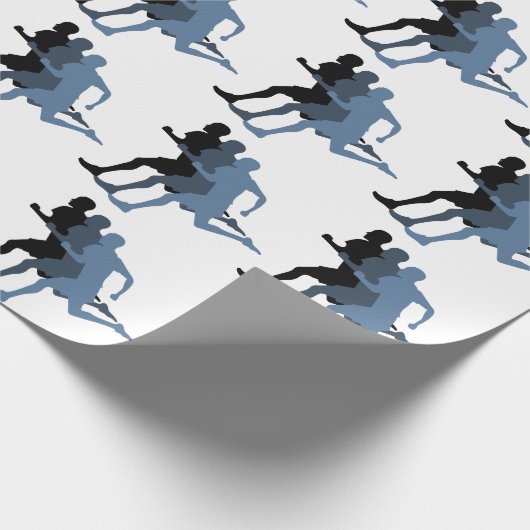 Männlicher Runner Geschenkpapier (Ecke)