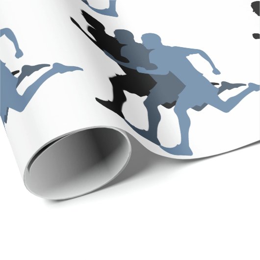 Männlicher Runner Geschenkpapier (Rolleneckpunkt)