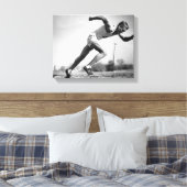 Männlicher Runner Leinwanddruck (Insitu (Schlafzimmer))