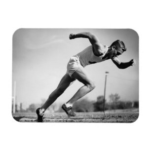 Männlicher Runner Magnet